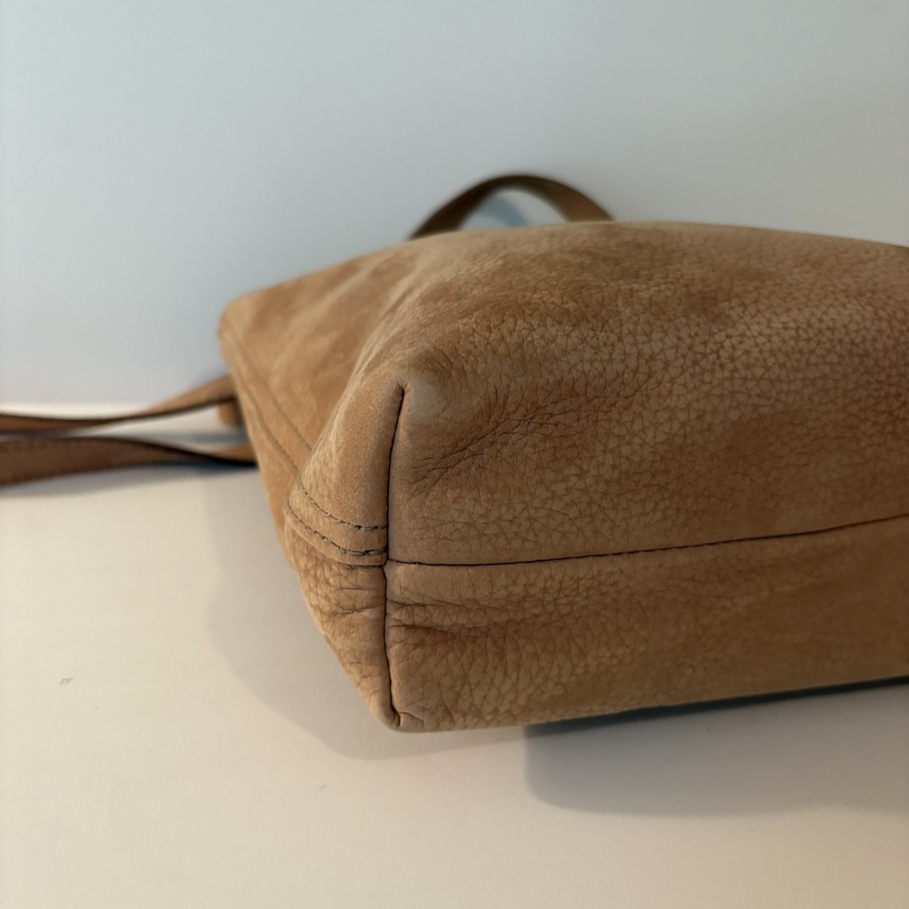 Madewell The Zip-Top Transport Crossbody Bag Nubuck Leather Everyday Purse Brown - Picture 11 of 16